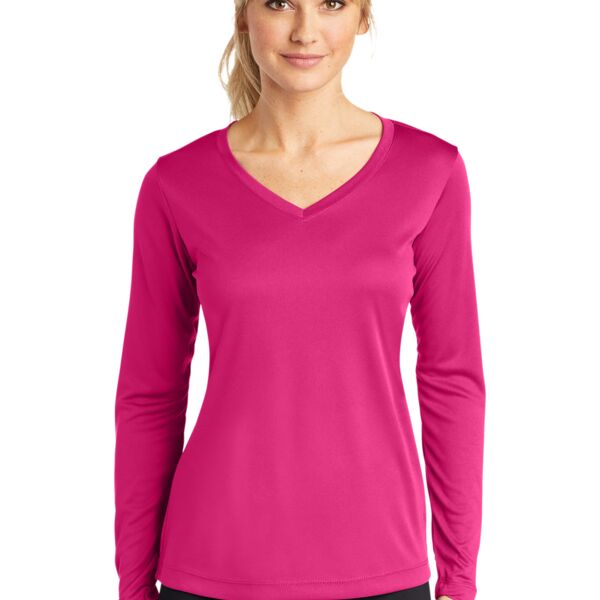 Girls Soccer L/S Dry Fit V-Neck - Ladies Thumbnail