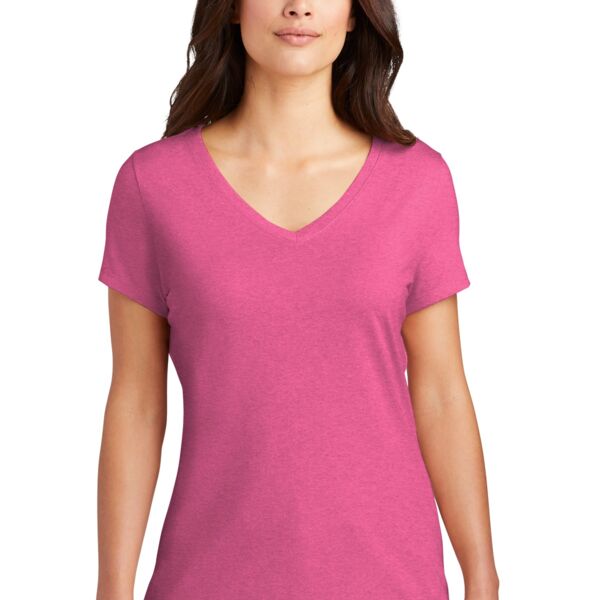 SHS Blank Tri-Blend V-Neck - Ladies Thumbnail