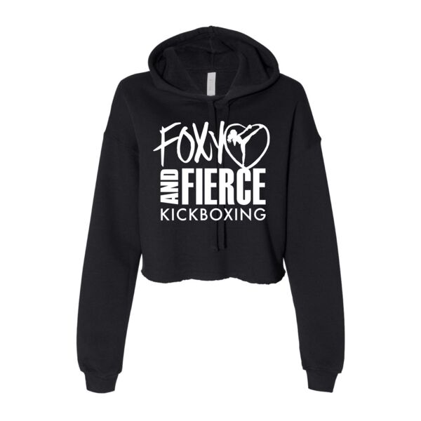 Foxy & Fierce Women's Cropped Fleece Hoodie Thumbnail
