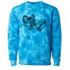 Unisex Midweight Tie-Dyed Crewneck Sweatshirt Thumbnail