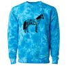 Unisex Midweight Tie-Dyed Crewneck Sweatshirt Thumbnail