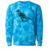 Unisex Midweight Tie-Dyed Crewneck Sweatshirt Thumbnail