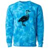 Unisex Midweight Tie-Dyed Crewneck Sweatshirt Thumbnail