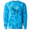 Unisex Midweight Tie-Dyed Crewneck Sweatshirt Thumbnail