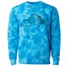 Unisex Midweight Tie-Dyed Crewneck Sweatshirt Thumbnail