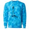 Unisex Midweight Tie-Dyed Crewneck Sweatshirt Thumbnail