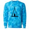 Unisex Midweight Tie-Dyed Crewneck Sweatshirt Thumbnail