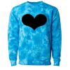 Unisex Midweight Tie-Dyed Crewneck Sweatshirt Thumbnail