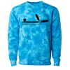 Unisex Midweight Tie-Dyed Crewneck Sweatshirt Thumbnail