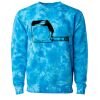 Unisex Midweight Tie-Dyed Crewneck Sweatshirt Thumbnail