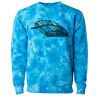 Unisex Midweight Tie-Dyed Crewneck Sweatshirt Thumbnail