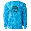 Unisex Midweight Tie-Dyed Crewneck Sweatshirt Thumbnail