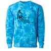 Unisex Midweight Tie-Dyed Crewneck Sweatshirt Thumbnail