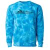 Unisex Midweight Tie-Dyed Crewneck Sweatshirt Thumbnail