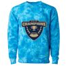 Unisex Midweight Tie-Dyed Crewneck Sweatshirt Thumbnail