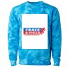 Unisex Midweight Tie-Dyed Crewneck Sweatshirt Thumbnail