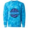 Unisex Midweight Tie-Dyed Crewneck Sweatshirt Thumbnail