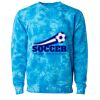 Unisex Midweight Tie-Dyed Crewneck Sweatshirt Thumbnail